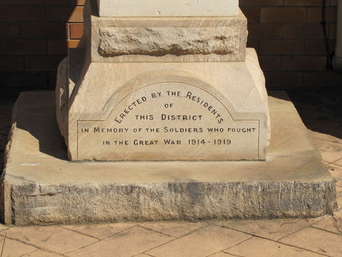Westbrook War Memorial - Hotel NSW 2