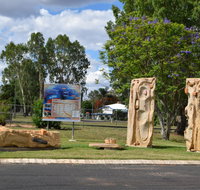 The Fossilised Forest Sculpture - Hotel NSW