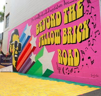 Yellow Brick Road and Elton John Mural - Hotel NSW