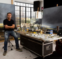 Peter Watts A moment in time  in paint - Hotel NSW