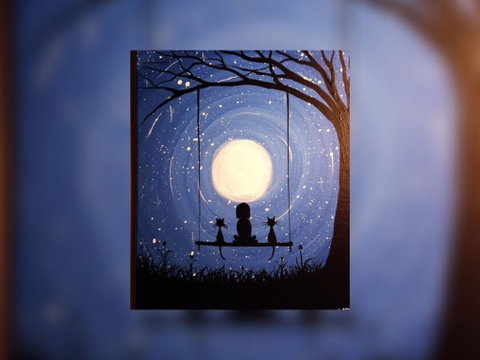 Grab A Glass Of Wine And Learn To Paint 'Moonrise'! - Hotel NSW 0