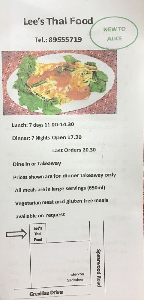 Lee's Thai Food - Hotel NSW 2