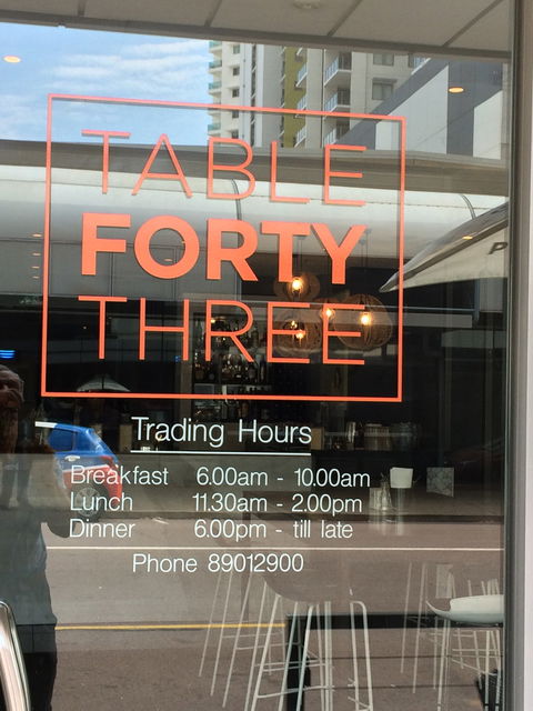 Table Forty Three - Hotel NSW 10