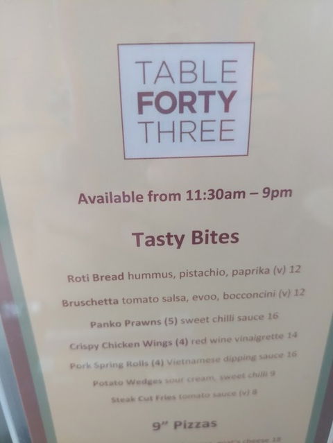 Table Forty Three - Hotel NSW 8