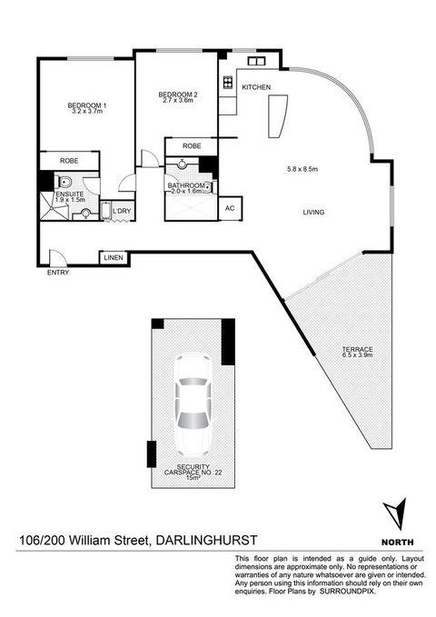 Lower Bridge And Sails - Executive 2BR Darlinghurst Apartment With Balcony And Rooftop Views - Hotel NSW 15