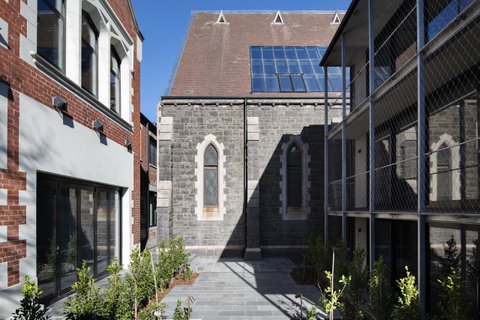 Converted Blue Stone Church - Hotel NSW 4