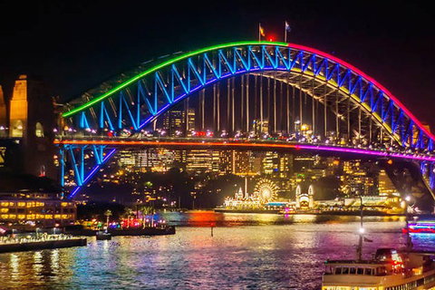 Vivid 90-Minute Sydney Harbour Intimate Catamaran Cruise With Canapes - Hotel NSW 0