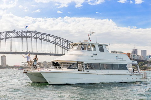 Vivid 90-Minute Sydney Harbour Intimate Catamaran Cruise With Canapes - Hotel NSW 1