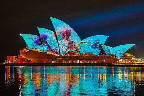 Vivid 90-Minute Sydney Harbour Intimate Catamaran Cruise With Canapes - Hotel NSW 2