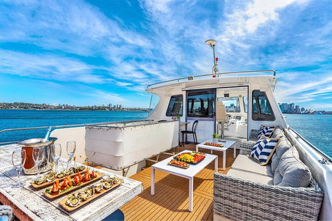 Vivid 90-Minute Sydney Harbour Intimate Catamaran Cruise With Canapes - Hotel NSW 4