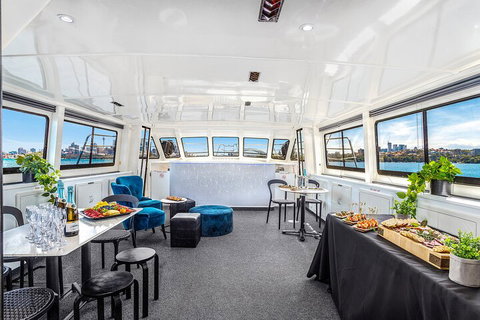 Vivid 90-Minute Sydney Harbour Intimate Catamaran Cruise With Canapes - Hotel NSW 5